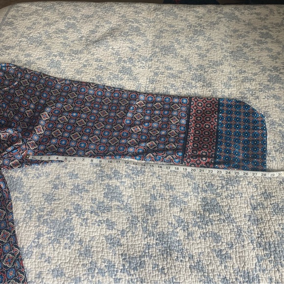 Anthropologie Vega High-Waist Wide Leg Satin Bohemian Drawstring Pant Size Large - Picture 8 of 13